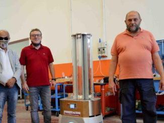 Sanificazioni anti covid, il genio di due ingegneri crea Omron il Robot