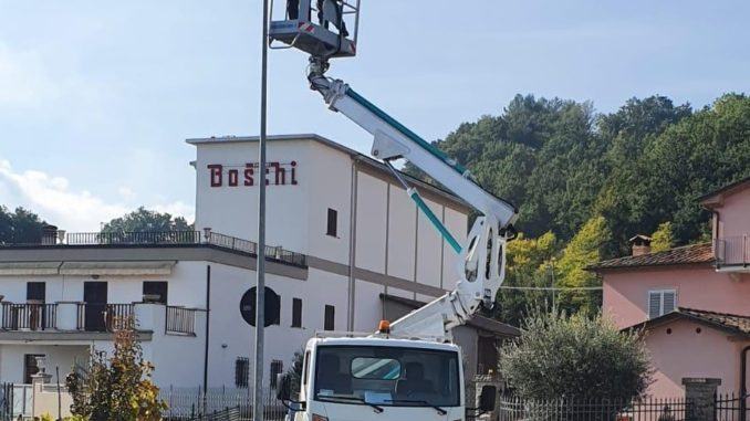 Citerna, nuova luce a Fighille, il Comune installa lampioni LED