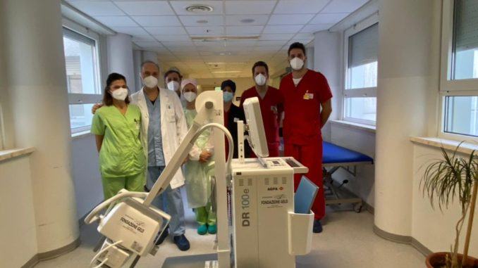 Ospedale Città di Castello riceve apprecchiatura radiografica da Fondazione Geld