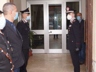 Il Generale Antonio Bandiera visita la Compagnia dei carabinieri Tifernate