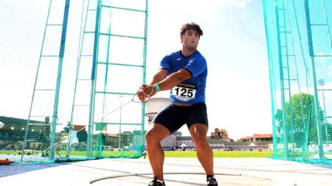 Atletica: Gregorio Giorgis con il suo martello vola ai mondiali juniores