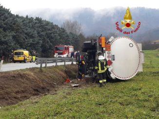 Gubbio, tragedia sfiorata stamattina sulla Pian D'Assino