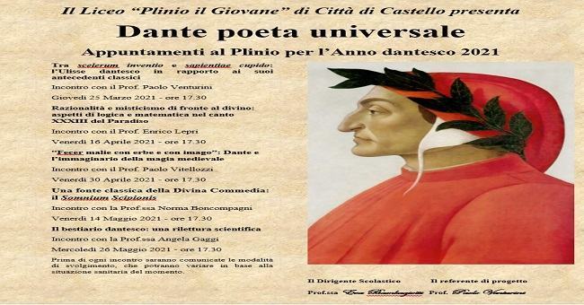 Iniziative e appuntamenti per l’Anno dantesco al Liceo “Plinio il Giovane”