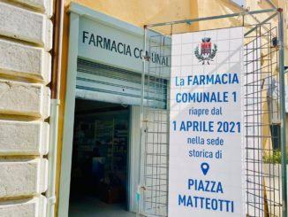 Giovedì 1° aprile Farmacia Comunale 1 torna nella sede di piazza Matteotti