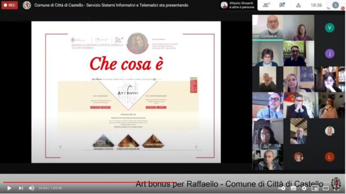 Art bonus per Raffaello: l’evento già pubblicato sul sito del Ministero