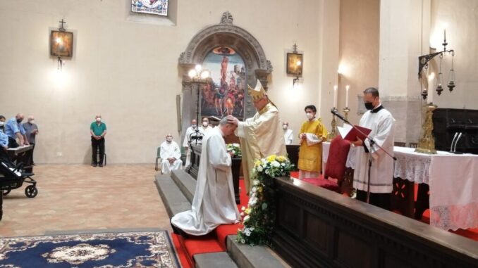 Diocesi Città di Castello, ieri l'ordinanza diaconale di Filippo Chiarioni