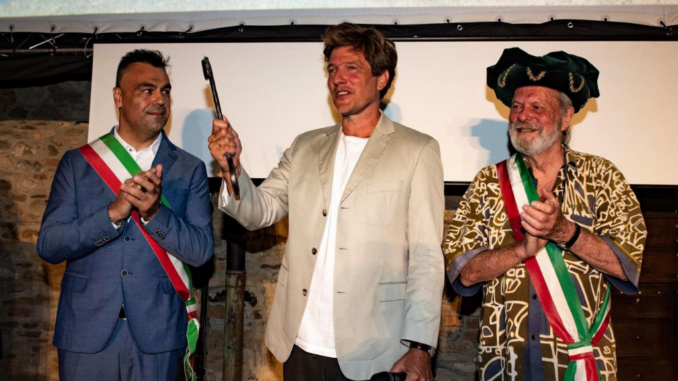 Umbria Film Festival ricevute da Thomas Vinterberg chiavi Città Montone