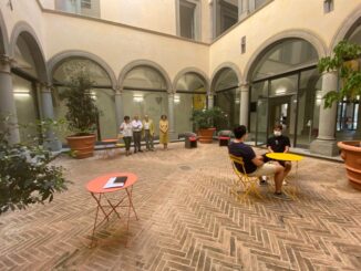 Aperto alla consultazione e lettura dei quotidiani il chiostro di Palazzo Vitelli