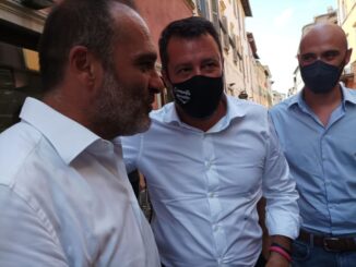 Comunali 2021, Salvini alla presentazione della candidatura di Marinelli