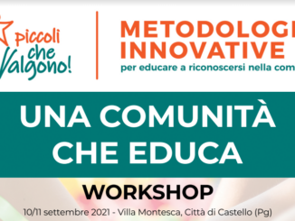 La comunità educante altotiberina come buona pratica nazionale, formazione per operatori settore educativo della Fondazione Villa Montesca