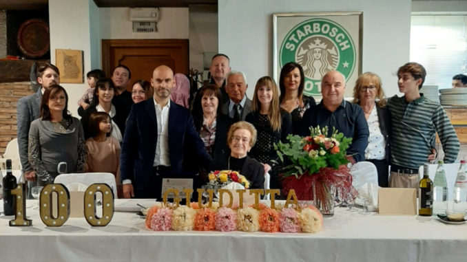 Città di Castello ha da ieri una centenaria in più, la signora Giuditta Maria Mazzei ha infatti compiuto 100 anni.