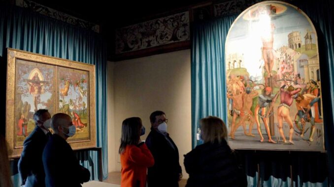Il vicepresidente del CSM David Ermini in visita alla Mostra di Raffaello