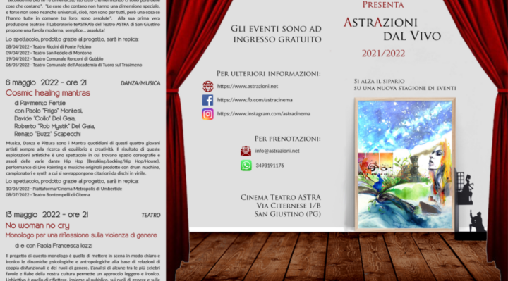 Cinema Teatro Astra, al via la rassegna "Astrazioni dal vivo" 