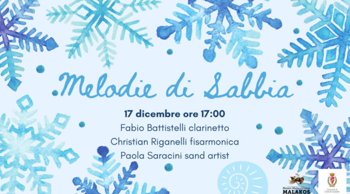 "Melodie di sabbia", concerto fra le conchiglie al Museo Malakos