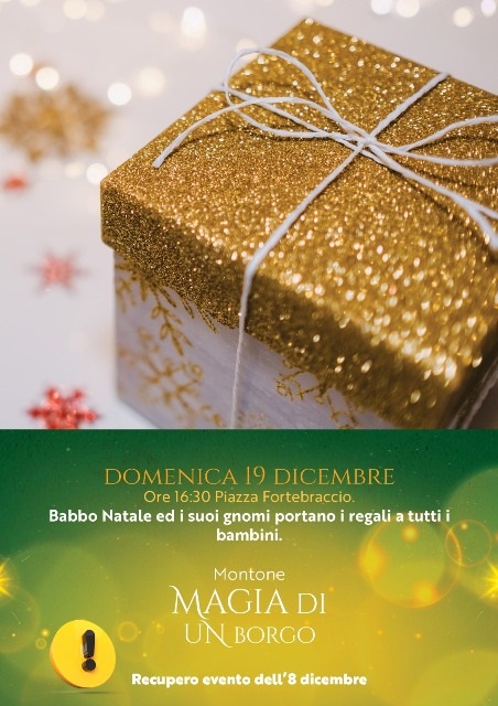 Montone magia del Natale a misura di bambino gli appuntamenti weekend
