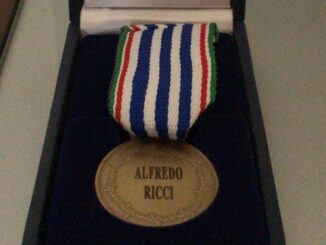 Montone borgo orgoglioso Medaglia d’onore ricevuta da Alfredo Ricci