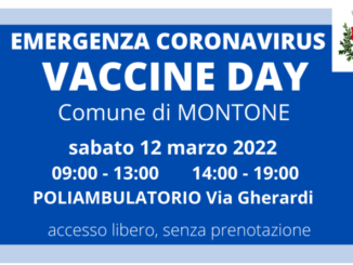 Montone, sabato 12 marzo open day vaccinale nel borgo
