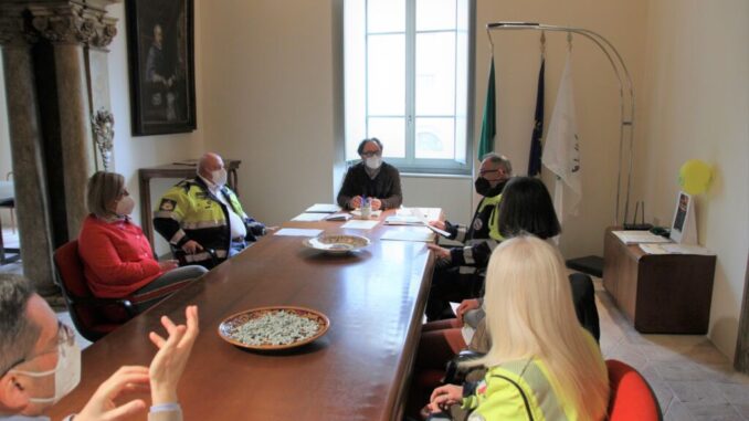 Umbertide, Emergenza Covid: gruppo comunale ProCiv ricevuto dal Sindaco