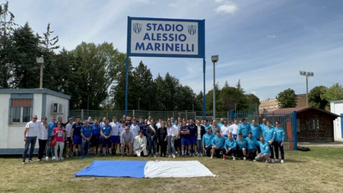 Lo stadio di Pierantonio intitolato alla memoria di Alessio Marinelli