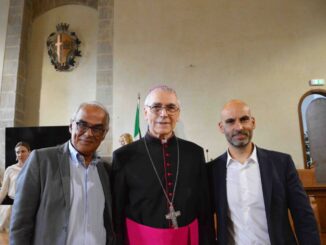 Citta’ di Castello, il saluto del vescovo della Diocesi al consiglio comunale riunito in seduta monotematica: per la prima volta nella storia