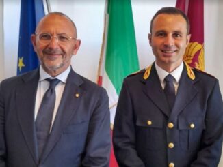 Dario Lemmi, vicedirigente del commissariato di Città di Castello, oggi c'era il Questore