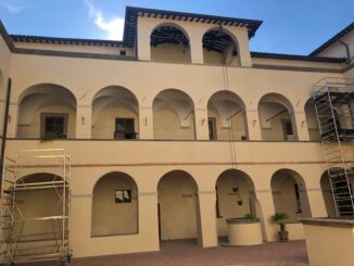 Città di Castello, recupero del chiostro di Santa Veronica