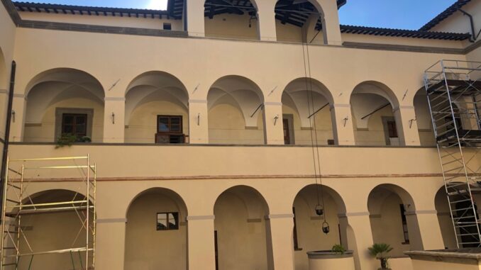 Città di Castello, recupero del chiostro di Santa Veronica