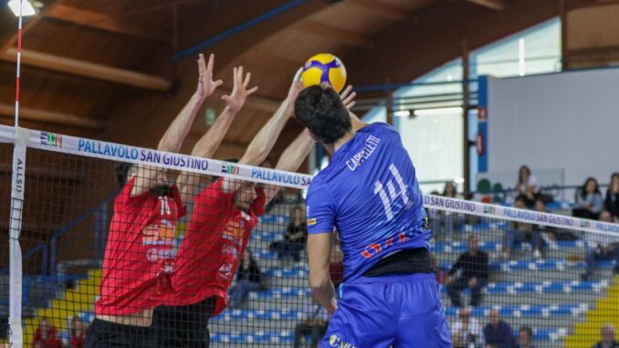 La Ermgroup San Giustino sconfitta 0-3 a domicilio