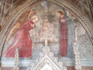 Restaurato “L’Annunciazione” di Galileo Chini nella cappella del cimitero monumentale