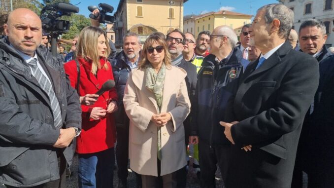 Musumeci in visita alle zone del sisma di marzo in Umbria