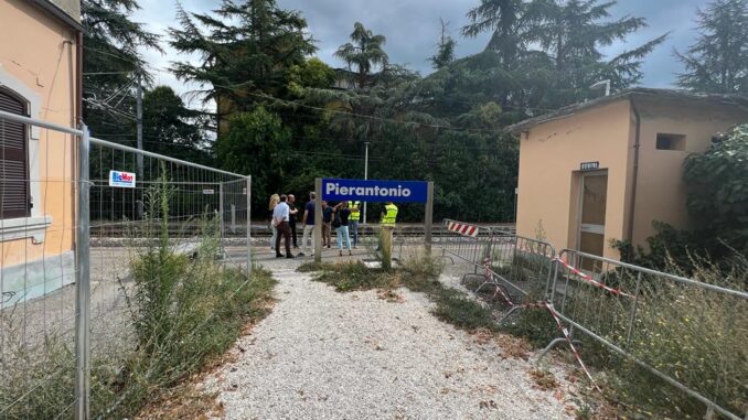 Stazione Fcu Pierantonio dopo sisma, la riqualificazione a cura di RFI e Comune di Umbertide