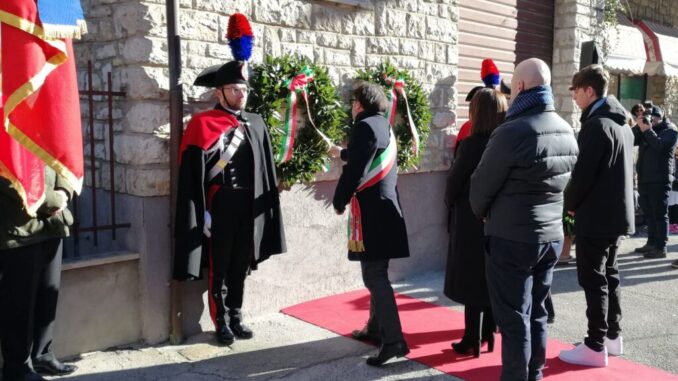 18°anniversario dell'Appuntato Fezzuoglio. Umbertide lo ricorda