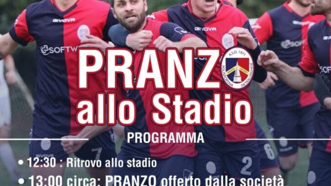 Pietralunga, tifosi di casa e ospiti insieme a pranzo prima della partita