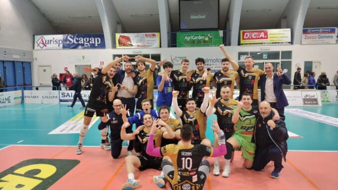 Colpo esterno della Ermgroup San giustino che vince 3-2 contro aurispa Delcar Lecce