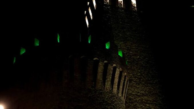 La Rocca si tinge di Verde per l'iniziativa "Light a Monument"