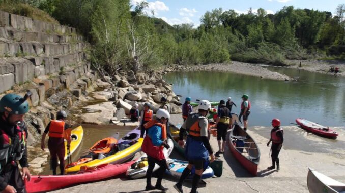 Discesa Internazionale del Tevere: Partenza dall'Umbria avventura