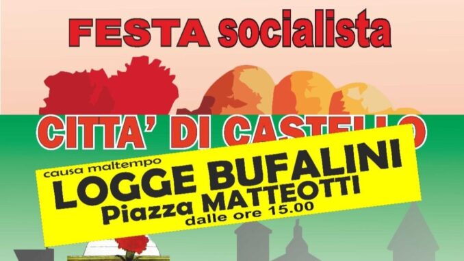 Festa Primo Maggio dal Partito Socialista di Città di Castello