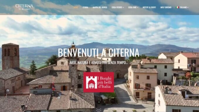 Un nuovo sito turistico del Comune di Citerna per promuovere il territorio