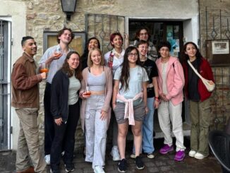 Studenti Texani Omaggio Caravaggio Monte Santa Maria Tiberina