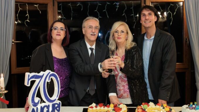 Paolo Puletti festeggia i 70 anni con uno spettacolo a sorpresa