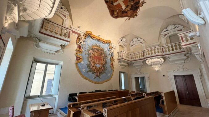 Visita degli alunni della scuola media Umbertide Palazzo Comunale