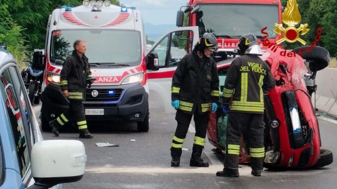 Intervento dei Vigili del Fuoco a Città di Castello