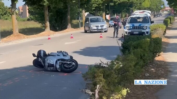 Scooter investe pedoni a Città di Castello, tre feriti in ospedale