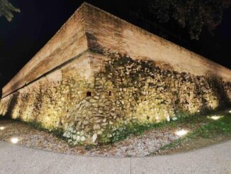 Illuminazione monumentale sulle mura di Città di Castello