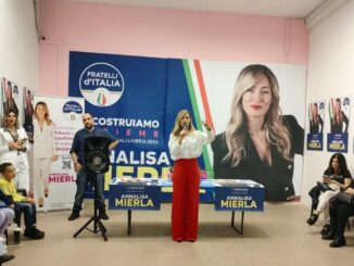 Annalisa Mierla lancia la campagna elettorale a Umbertide