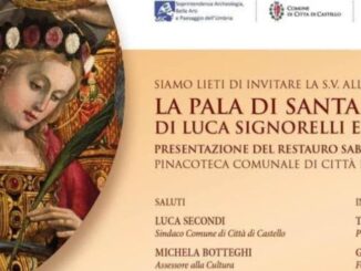 Restaurata la Pala di Santa Cecilia: Signorelli riconosciuto