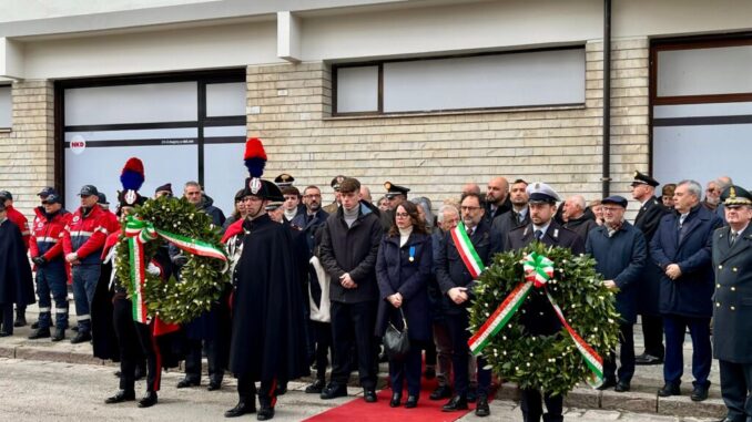 Umbertide commemora l'appuntato Donato Fezzuoglio