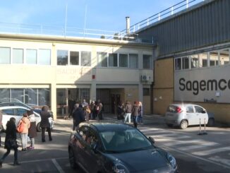 Presidio dei lavoratori Sagemcom per Riccardo Coccolini