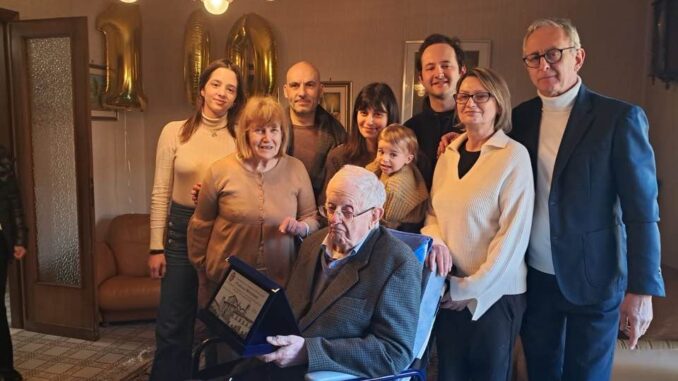 Cento anni di Pasquale Montedori, festa a Città di Castello