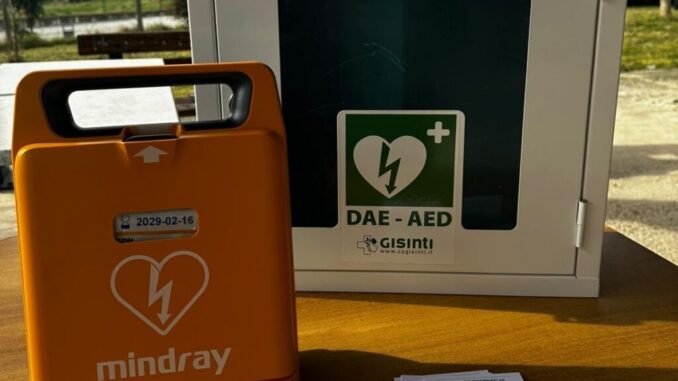 Città “cardioprotetta” dal centro alla periferia: collocato a Croce di Castiglione il 26esimo defibrillatore